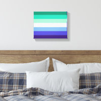 Paleta da bandeira de homens gays trans-inclusivos