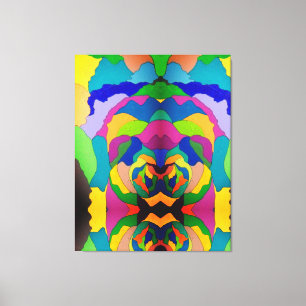 Impressão Em Tela Palhaço assustador