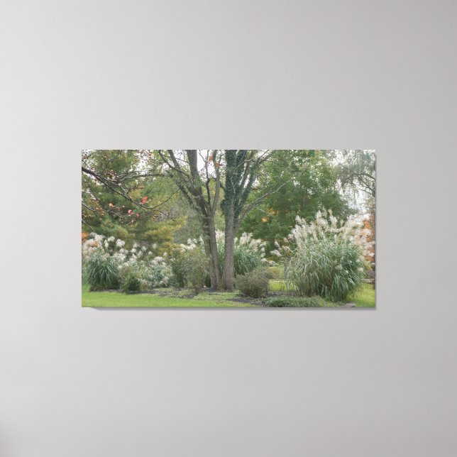 Impressão Em Tela Pampas de queda (Frente)