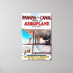 Impressão Em Tela Panamá e Canal Airplane Movie Promo Poste
