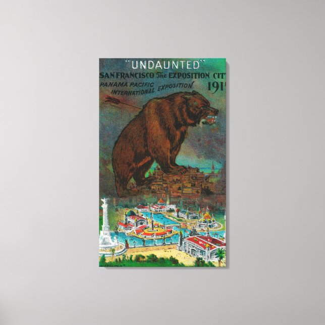 Impressão Em Tela Panamá Pacific International Expo Advertisement (Frente)