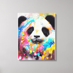Impressão Em Tela Panda Bear Animal Discovery Nature