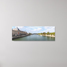 Impressão Em Tela Panorâmica do Musee d'Orsay a partir de Pont Royal