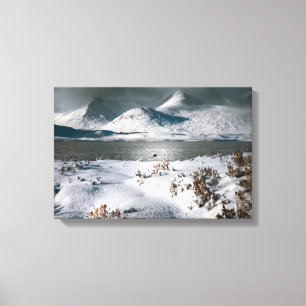 Impressão Em Tela Pântano de Rannoch Black Mount