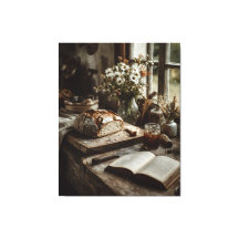 Pão Rústico com Fermento Natural & Flores Silvestr