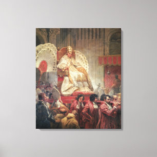 Impressão Em Tela Papa VIII em St Peter no Sedia Gestatoria