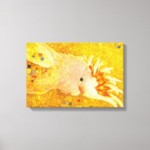 Impressão Em Tela Papagaio Cacatua de Gustav Klimt
