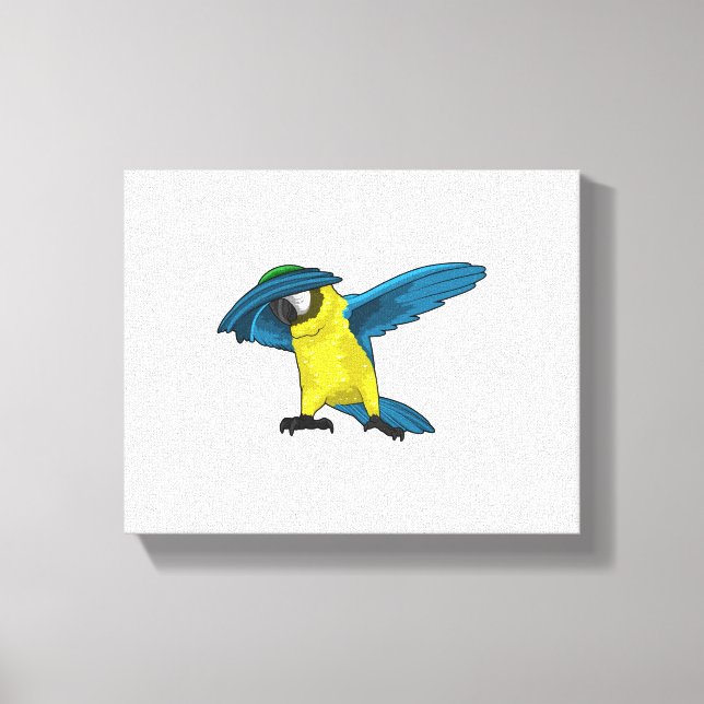 Impressão Em Tela Papagaio no Hip Hop Dance Dab (Frente)