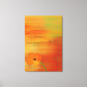 Impressão Em Tela Papagaios na flor - abstrato