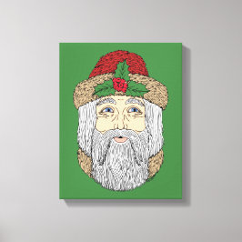 Impressão Em Tela Papai Noel/Pai Natal