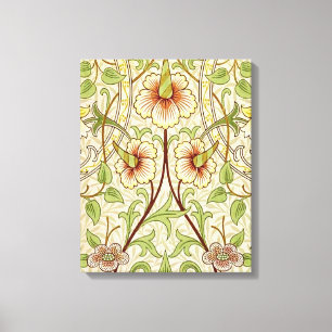 Impressão Em Tela Papel de Parede Flor Clássico Narciso William Morr