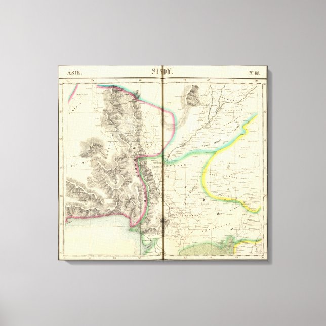 Impressão Em Tela Paquistão, Ásia 81 (Frente)