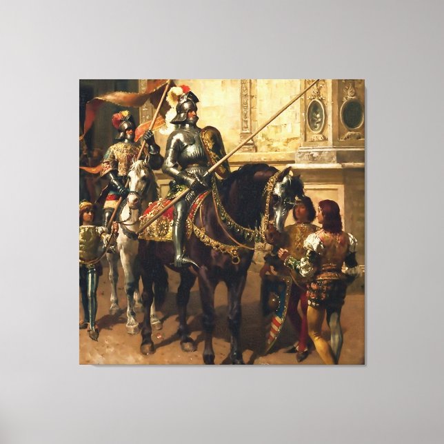 Impressão Em Tela Para a Justa de Cesare Detti (Frente)