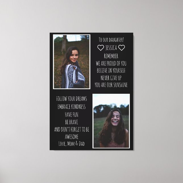 Impressão Em Tela Para a nossa mensagem filha, Imprimir tela de Cola (Frente)