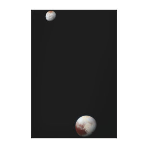 Impressão Em Tela Para dimensionar Plutão & Charon
