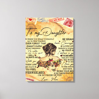 Impressão Em Tela Para Minha Filha Borboletas Aniversário Dotada Ide