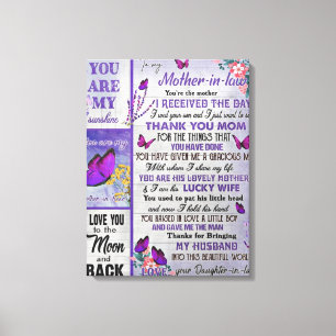 Impressão Em Tela Para Minha Mãe - Presente De Lei, Presente De Ani