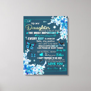 Impressão Em Tela Para Minha Mãe Presente, Filha E Mãe, Amantes De
