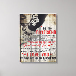 Impressão Em Tela Para O Meu Homem Presente, Presente Personalizado
