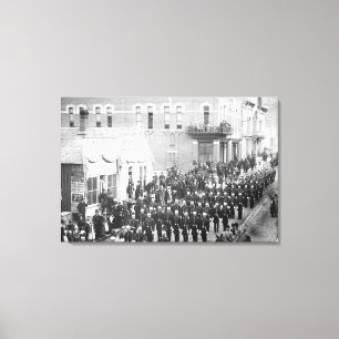 Impressão Em Tela Parada da rua na palha, fotografia do SD