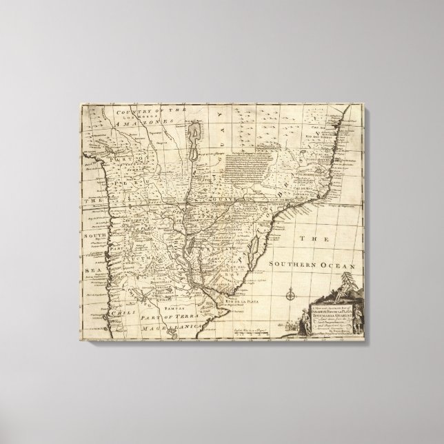 Impressão Em Tela Paraguai (Frente)