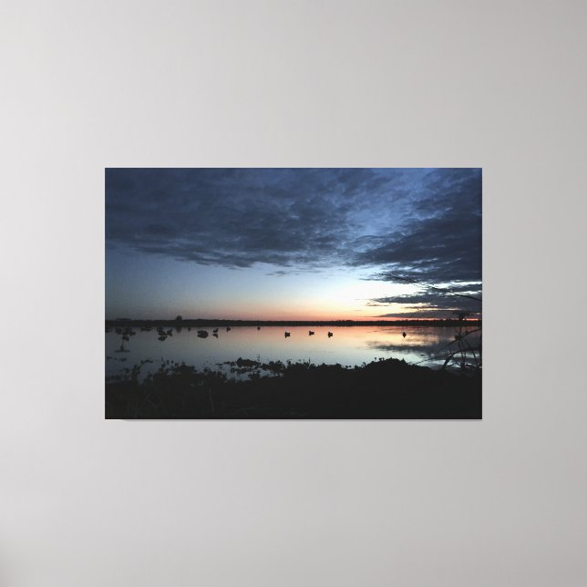 Impressão Em Tela Paraíso de Duck Hunter (Frente)