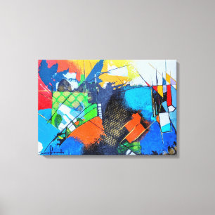 Impressão Em Tela Parallels in Colors