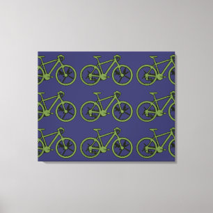 Impressão Em Tela parede de decor de bicicletas verdes