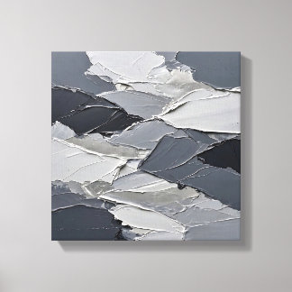 Impressão Em Tela Parede de Gesso de Concreto Cinza Ardósia Brutalis