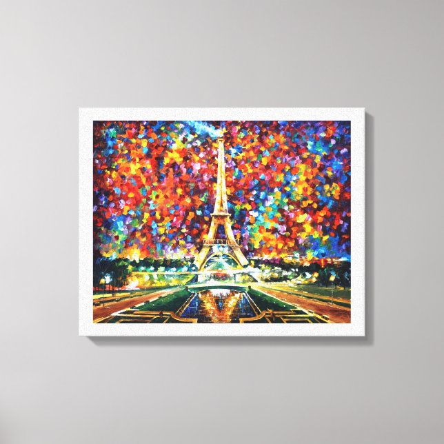 Impressão Em Tela Paris (Frente)