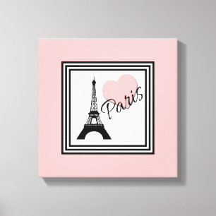 Impressão Em Tela Paris
