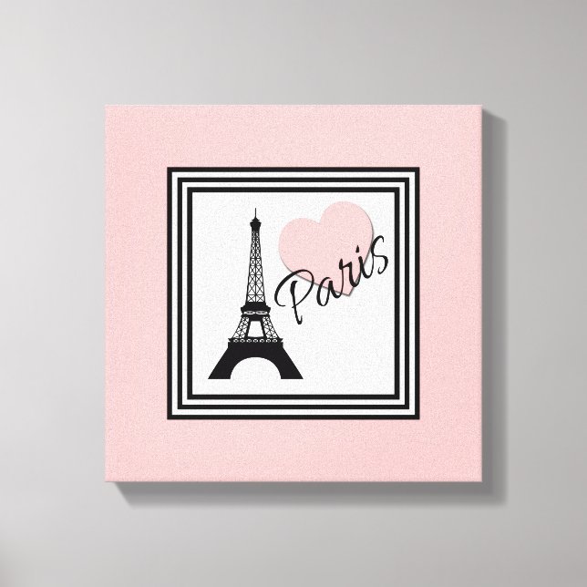 Impressão Em Tela Paris (Frente)