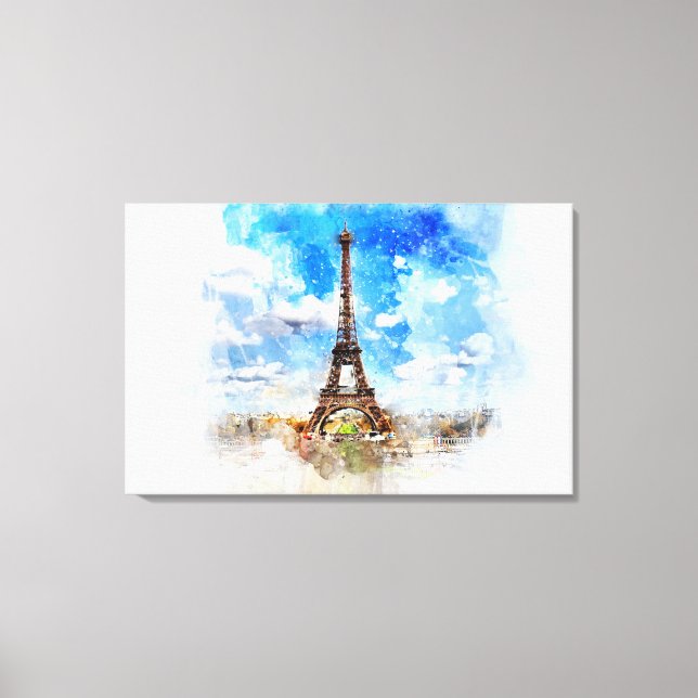 Impressão Em Tela Paris (Frente)