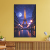 Paris ao Luar – Noite Romântica da Torre Eiffel