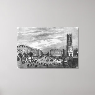 Impressão Em Tela Paris, bulevar de Sebastopol