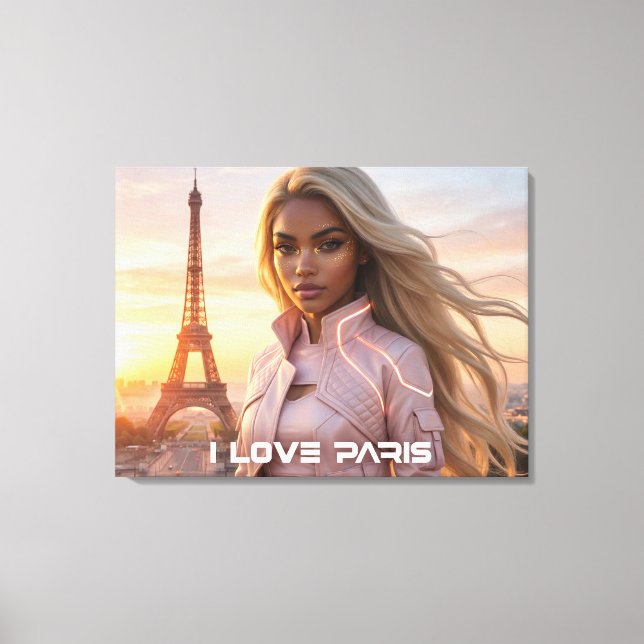 IMPRESSÃO EM TELA PARIS - FRANÇA (Frente)