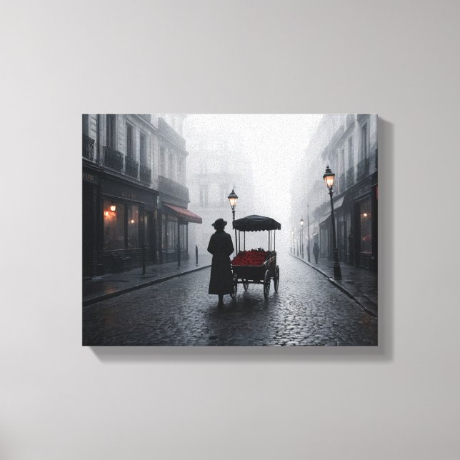 Impressão Em Tela Parisian Fog and Roses (Frente)