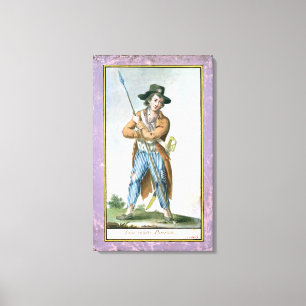 Impressão Em Tela Parisiense Sem-culotte