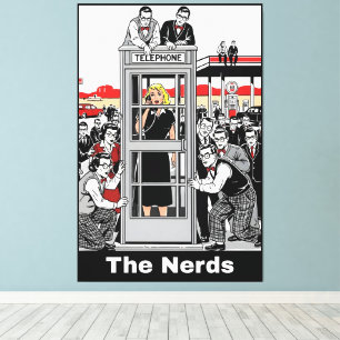 Impressão Em Tela Paródia de Filme Engraçada no Estilo Banksy