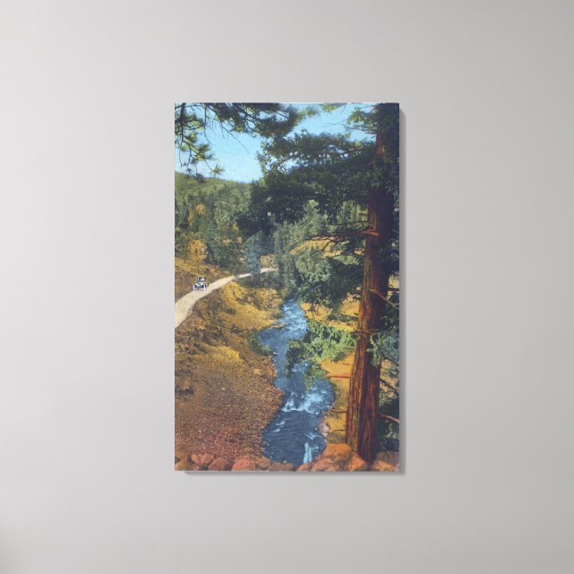 Impressão Em Tela Parque de Denver Mountain, CO - Urso Creek Canyon (Frente)