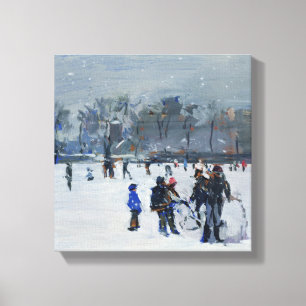 Impressão Em Tela Parque de Holland na neve 2009