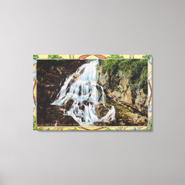 Impressão Em Tela Parque de Montanha Ossipee Vista de Veil Bridal (Frente)