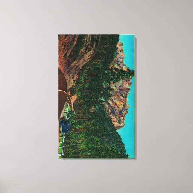 Impressão Em Tela Parque Estadual Castle Crags dos EUA 99 (Frente)