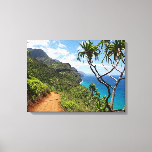 Impressão Em Tela Parque Estadual Costeiro de Nā Pali, Kauai (Frente)