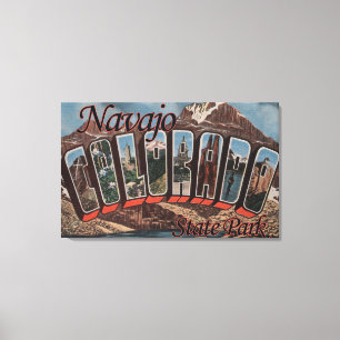 Impressão Em Tela Parque estadual do Navajo, Colorado - grande cena