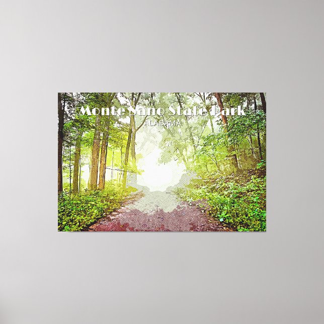 Impressão Em Tela Parque Estadual Monte Sano (Frente)