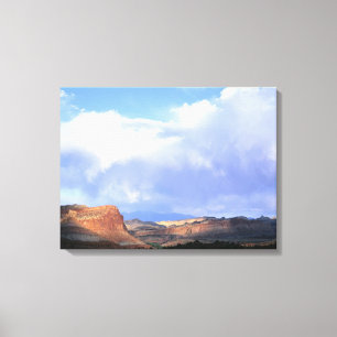 Impressão Em Tela Parque Nacional Capitol Reef, Utah. EUA. Cúmulo