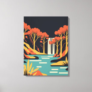 Impressão Em Tela Parque Nacional dos Lagos de Lixo