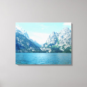 Impressão Em Tela Parque Nacional Grand Teton. Paisagem magnífica