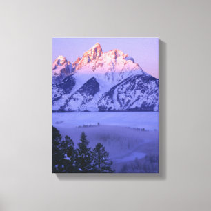 Impressão Em Tela PARQUE NACIONAL GRAND TETON, WYOMING. EUA. Névoa &